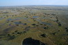 Botswana, Namibie, Zambie - Survol du delta - Vue gnrale