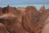 Le Nordeste du Brsil - Morro Branco - Les falaises du bord de mer