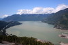 Canada - Stawamus Chief (Squamish) - Vue sur le Howe Sound