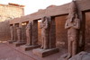 Egypte - Lac Nasser - Temple d'Harmakis - Colosses osiriens de Ramses II