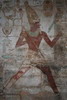 Egypte - Lac Nasser - Temple d'Amada - Relief peint