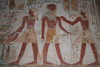 Lac Nasser - Temple d'Amada (Egypte) - Relief peint