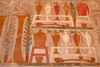 Egypte - Temple d'Hatchepsout - Relief polychrome