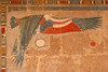 Egypte - Temple d'Hatchepsout - Relief polychrome