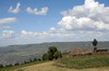 Ethiopie - Falaises de Debre Libanos - Village au bord de la falaise