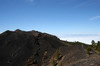 Iles Canaries - Route des volcans (La Palma) - Cratre et coule de lave