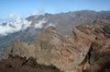Iles Canaries - Caldera de Taburiente (La Palma) - Les nuages entrent dans la Caldera