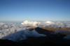 Iles Canaries - Refugio Altavista (Tenerife) - Ombre du Teide dans la caldera