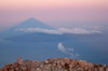 Iles Canaries - Sommet du Teide (Tenerife) - L'ombre du Teide sur la Gomera