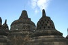 Indonésie - Temple de Borobudur (Java) - Stupas