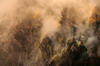 Indonésie - Volcan Merapi (Java) - Soufre et fumerolles