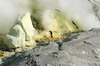 Indonsie - Kawah Ijen (Java) - Extraction du soufre