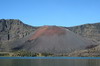 Lac Segara Anak (Lombok) (Indonsie) - Le Gunung Baru au milieu du lac