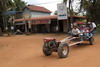 Cambodge - Villages autour de Siem Reap - Transport en commun local