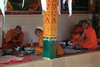 Cambodge - Phnom Kulen - Petit déjeuner des moines