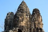Cambodge - Angkor Thom - Les visages de la porte sud
