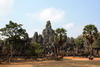Cambodge - Angkor Thom - Vue générale du Bayon