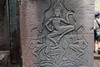 Cambodge - Angkor Thom - Danseuse clestes (apsaras) au Bayon