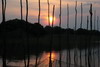 Cambodge - Lac Tonle Sap - Coucher de soleil sur le lac