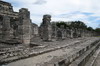 Mexique - Chichen Itza - Place des mille colonnes