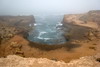 Maroc - Trajet Tillit - Timzguida Ouftass - Anse rocheuse et brumeuse