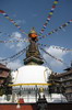 Népal - Katmandou - Stupa dans le quartier de Thamel