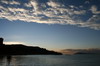 Pérou - Llachon - Lever de soleil sur le lac Titicaca
