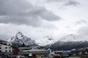 Argentine, Chili - Ushuaia - La ville devant les sommets enneigs