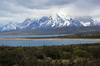 Argentine, Chili - Parc National Torres del Paine - Le lac Sarmiento et le massif du Paine