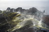 Sicile - Vulcano - Fumerolles devant le cratre de Vulcanello