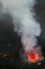 Sicile - Stromboli - Explosion d'une bouche effusive