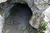 Sicile - Piano Provenzana - Entrée de la grotte des framboises