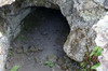 Sicile - Piano Provenzana - Entre de la grotte des framboises