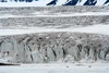 Spitzberg -  - Le front du glacier Esmakbreen